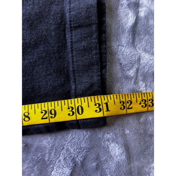 Jessica Simpson Womens Cargo Jeans Wide Leg Washed Black Denim Size 8 Utility - Picture 10 of 11